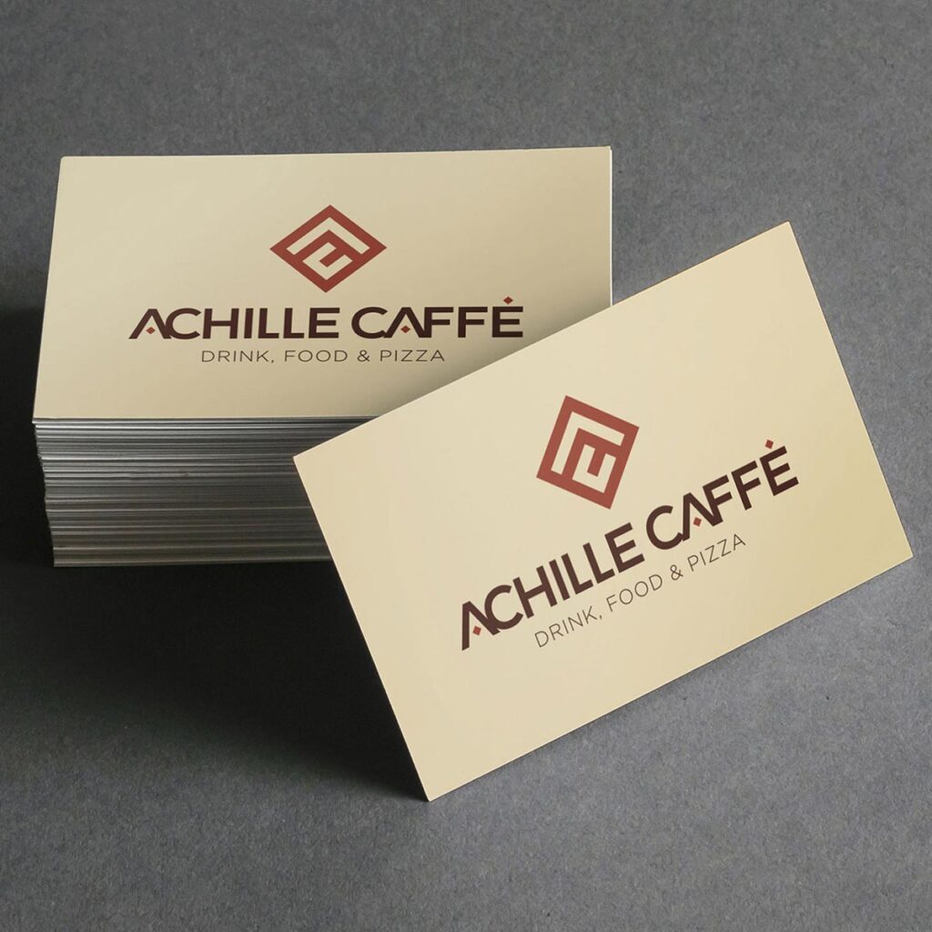 Achille Caffè biglietti da visita