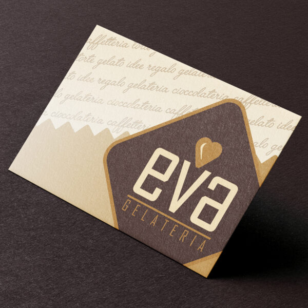 Gelateria Eva - Logo biglietti da visita